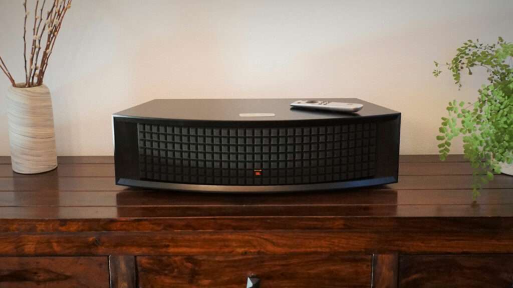 JBL L42ms Front DGLifestyle Black