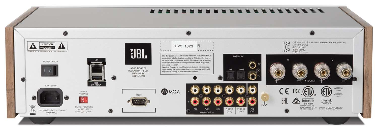 JBL SA750 12 JBL SA750: amplificatore Hi-End