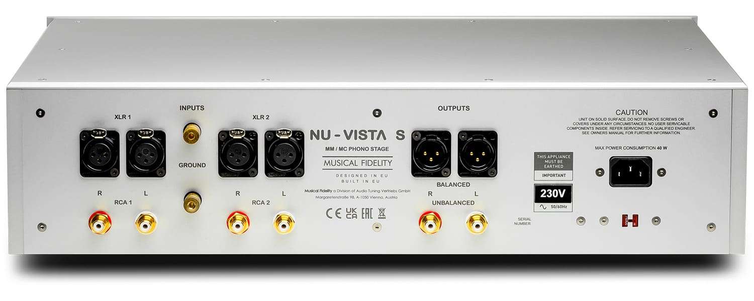 Musical Fidelity Nu-Vista Vinyl S stadio phono News CentroMusica